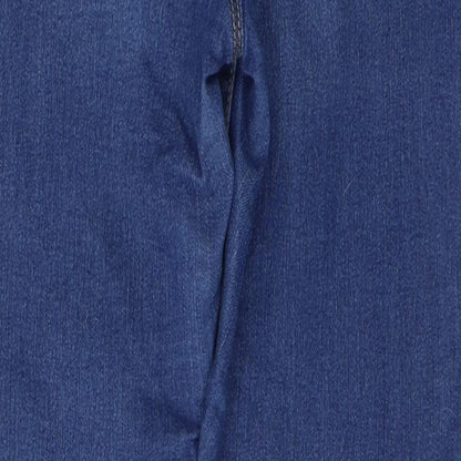 Dorothy Perkins Womens Blue  Cotton Skinny Jeans Size 10 L29 in Slim