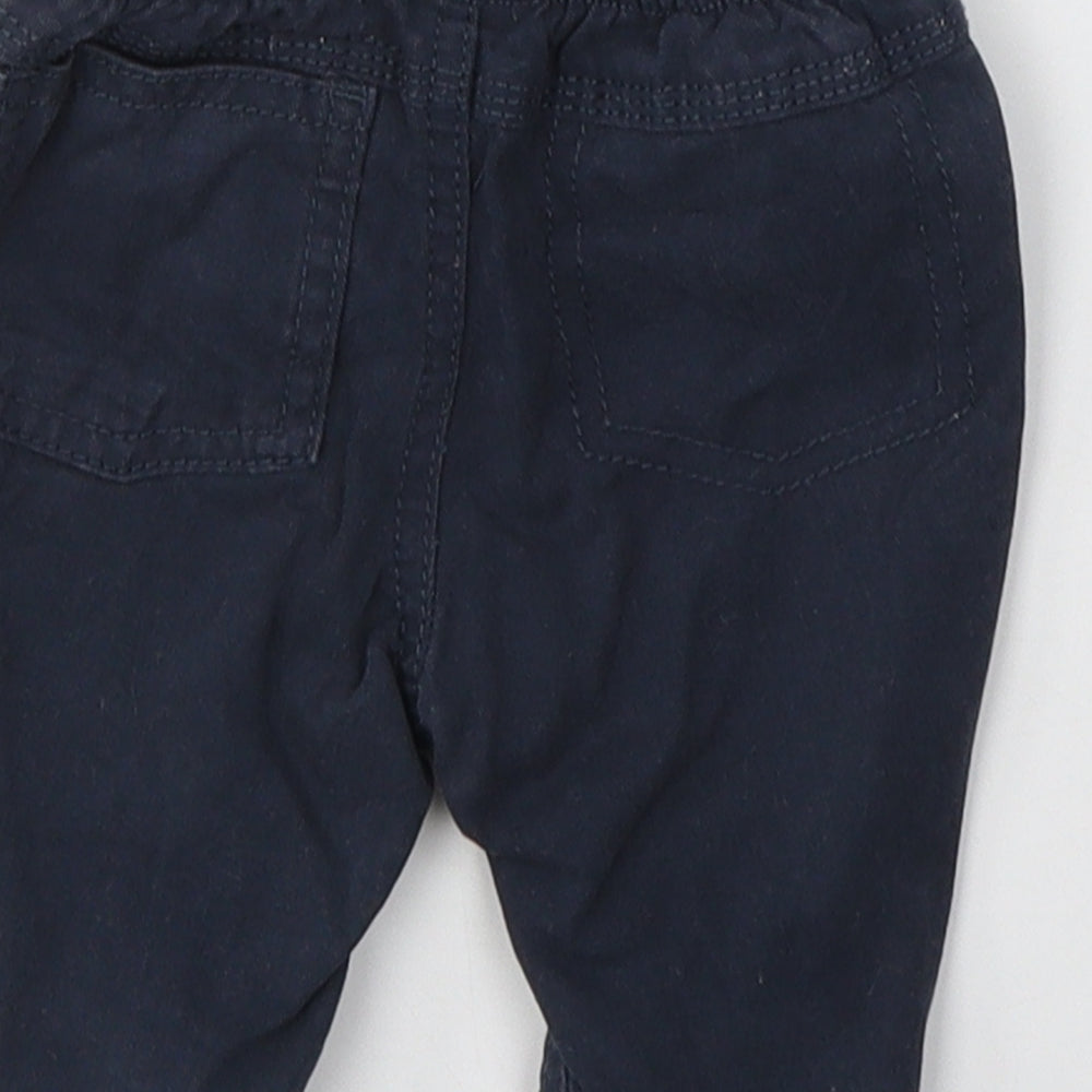 NEXT Baby Blue  Cotton Cargo Trousers Size 0-3 Months  Pullover