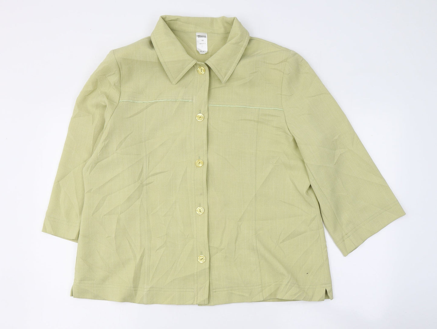 Womens UK Size 18 SLIMMA Green Jacket