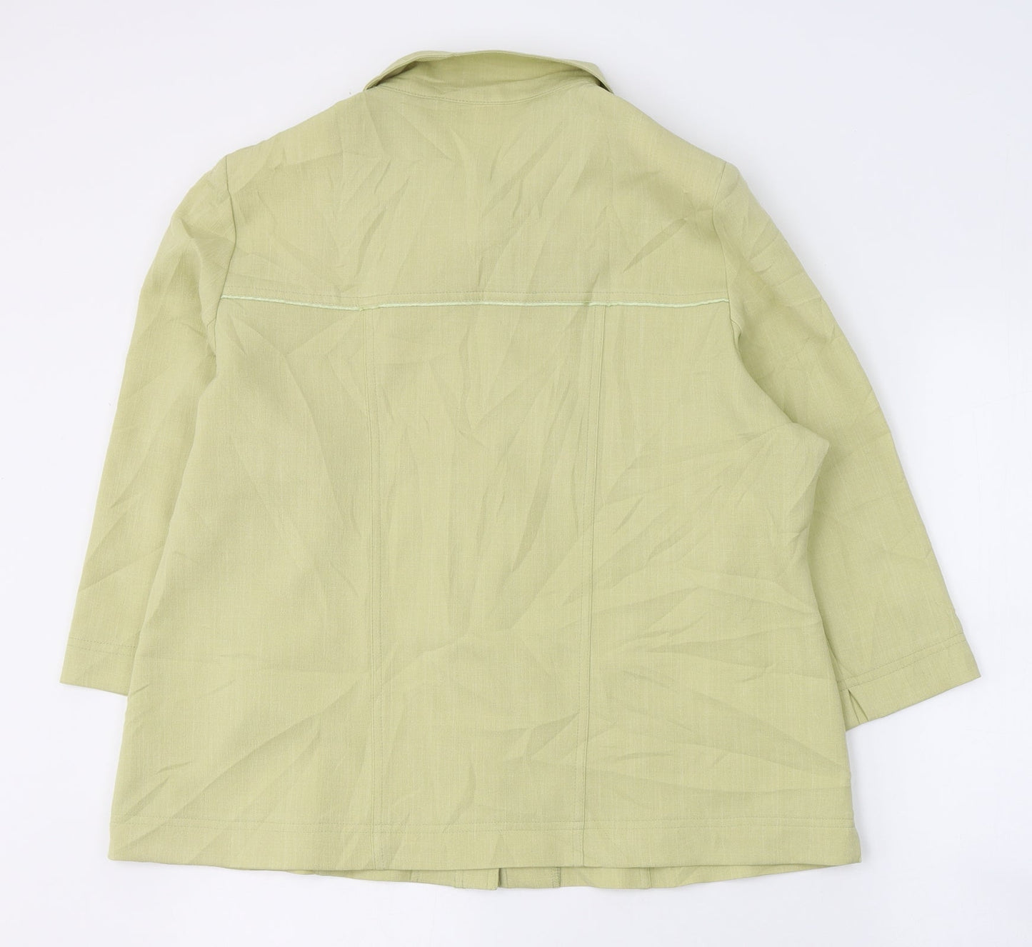 Womens UK Size 18 SLIMMA Green Jacket