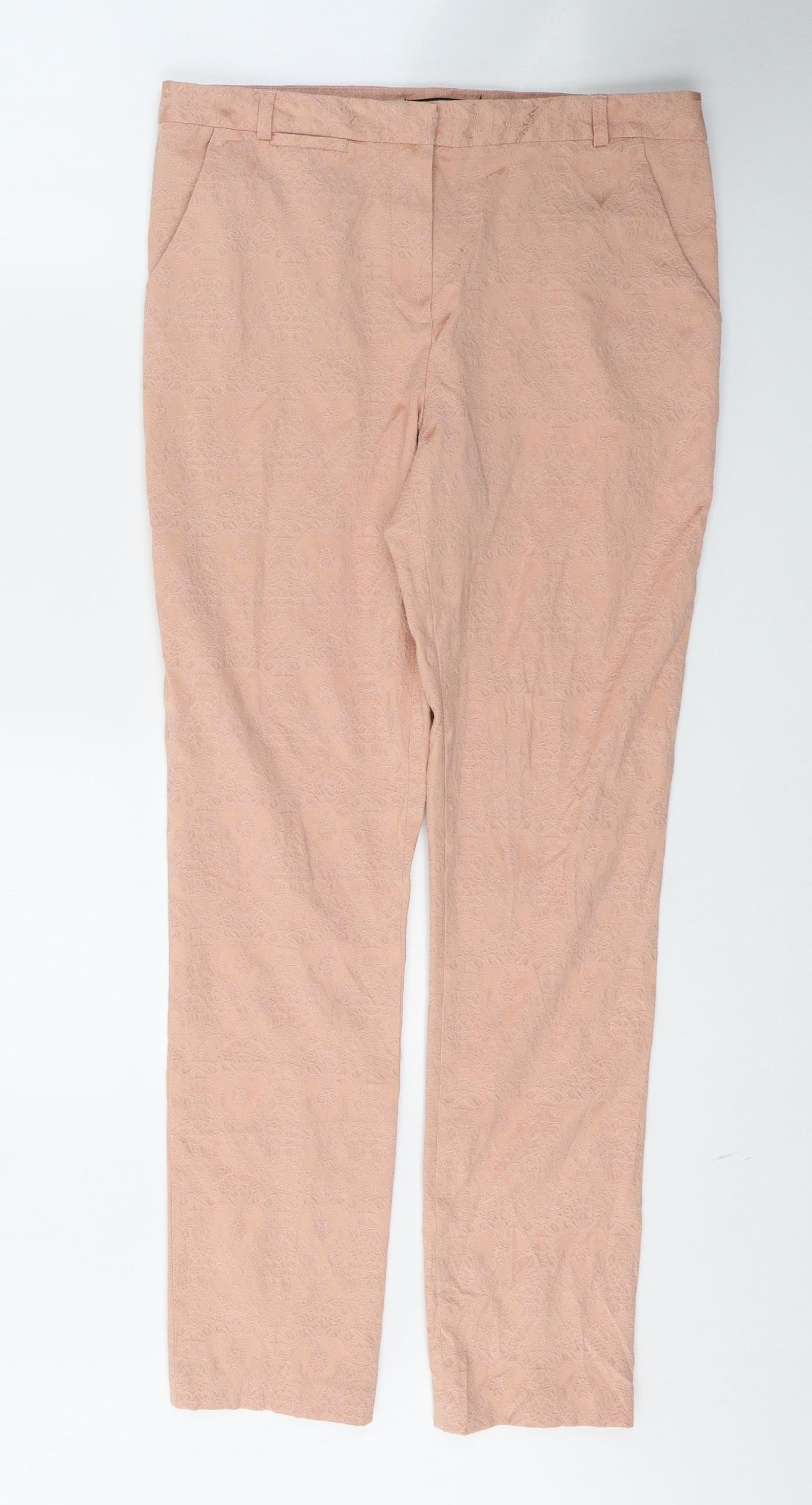 Womens UK Size 12 Atmosphere Regular Fit Skinny Pink Jeans