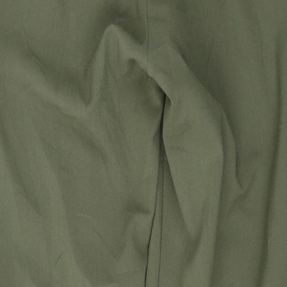 Womens UK Size 4 Missguided Regular Fit  Green Trousers