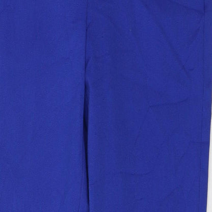Womens UK Size 6 Marks and Spencer Regular Fit  Blue Trousers