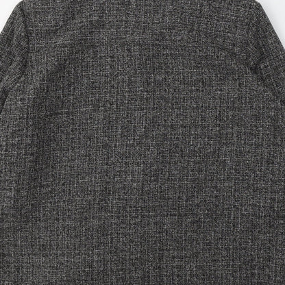 EWM Womens Black   Jacket Blazer Size 18  Button