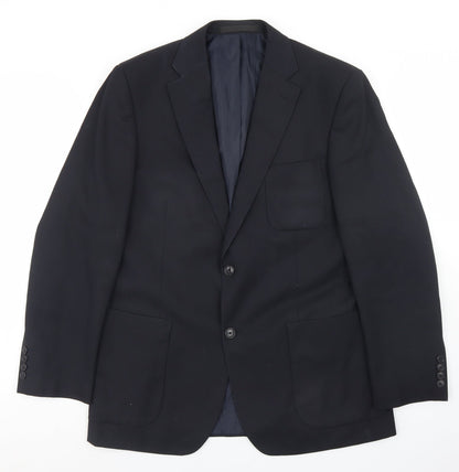 Mens UK Size 40 Marks and Spencer Regular Blue Suit Jacket