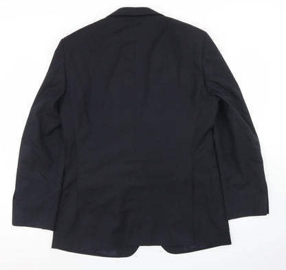 Mens UK Size 40 Marks and Spencer Regular Blue Suit Jacket