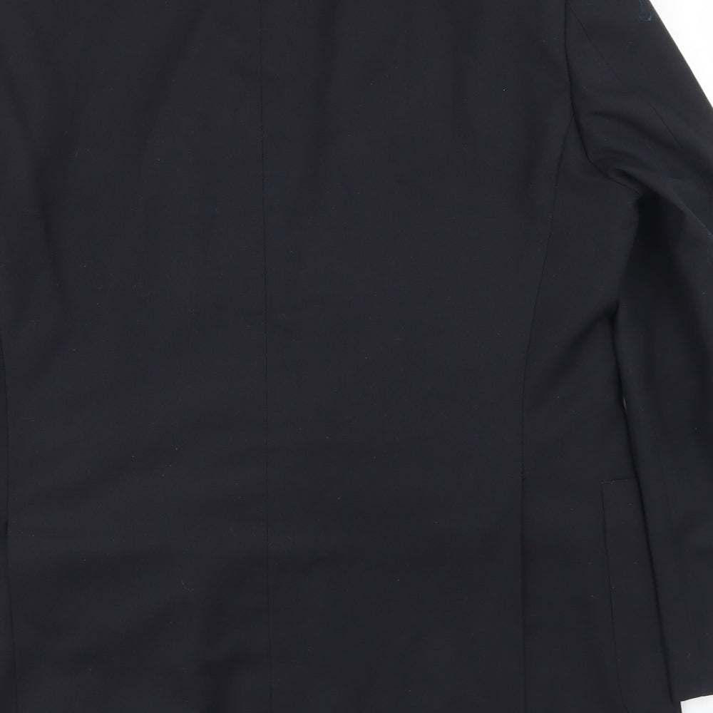 Mens UK Size 40 Marks and Spencer Regular Blue Suit Jacket