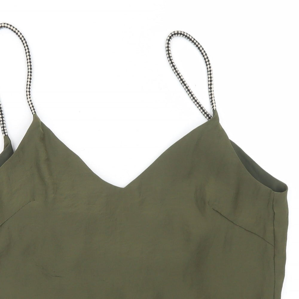 Womens UK Size S Goldie Green Camisole Blouse