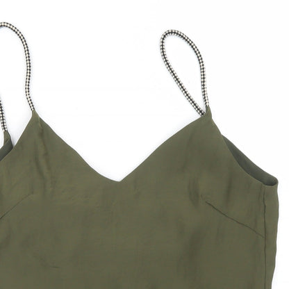 Womens UK Size S Goldie Green Camisole Blouse