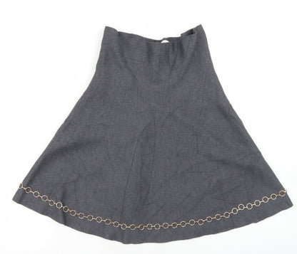 Womens UK Size S Zara Skater Knit Skirt