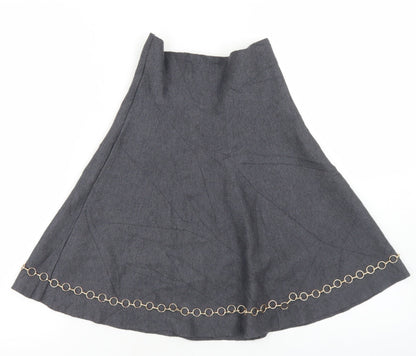 Womens UK Size S Zara Skater Knit Skirt