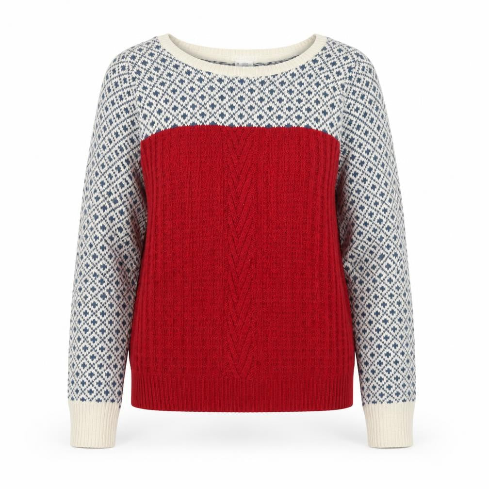 Womens UK Size M Cooperative Multicoloured Pullover Jumper