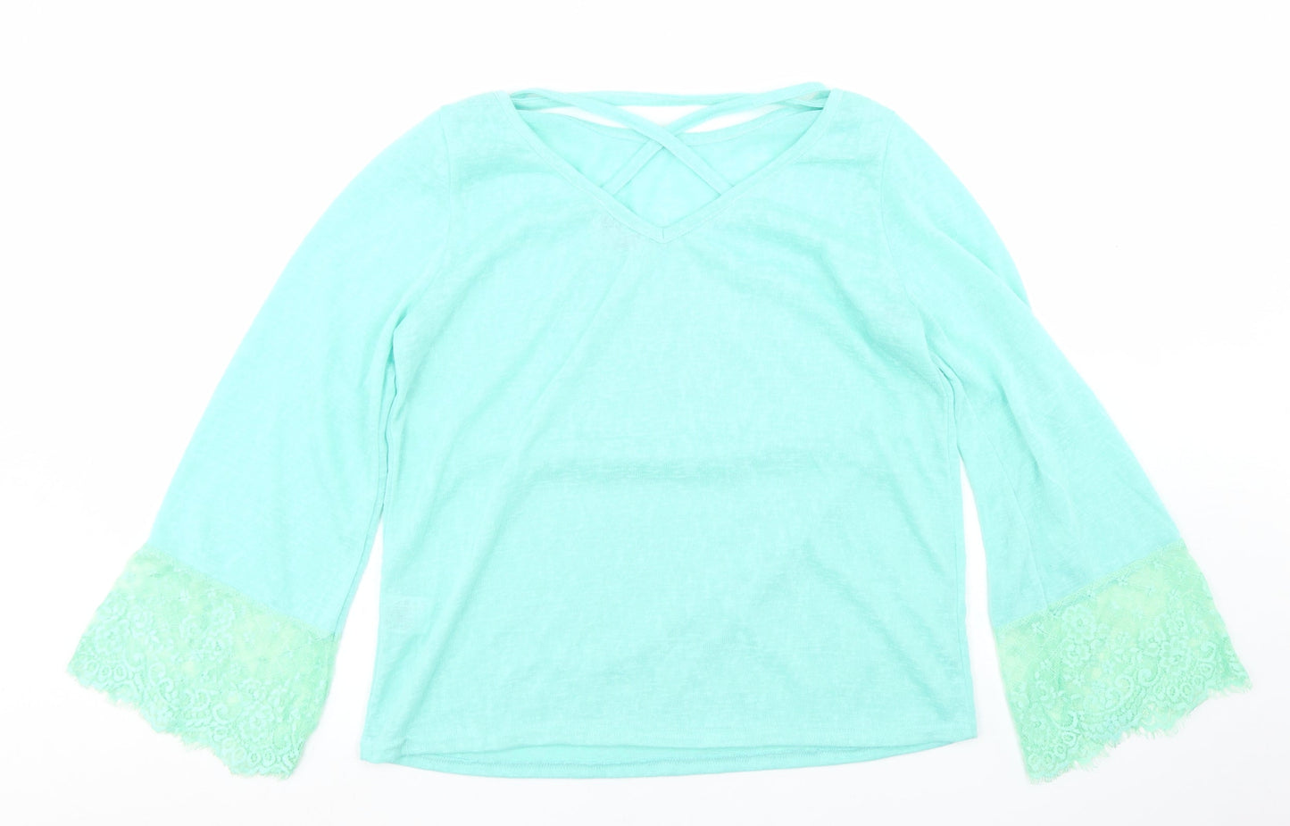 Womens UK Size M Paramour Blue Basic T-Shirt