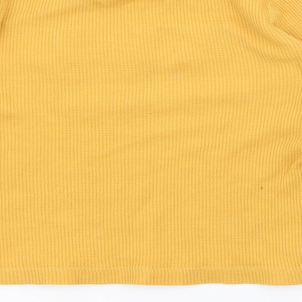 name it Boys Yellow  Cotton Pullover T-Shirt Size 2-3 Years Crew Neck  - Vancouver