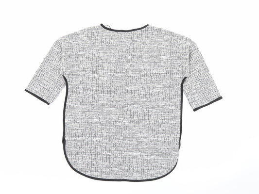 Primark Womens Grey Round Neck  Polyester Pullover Jumper Size 8