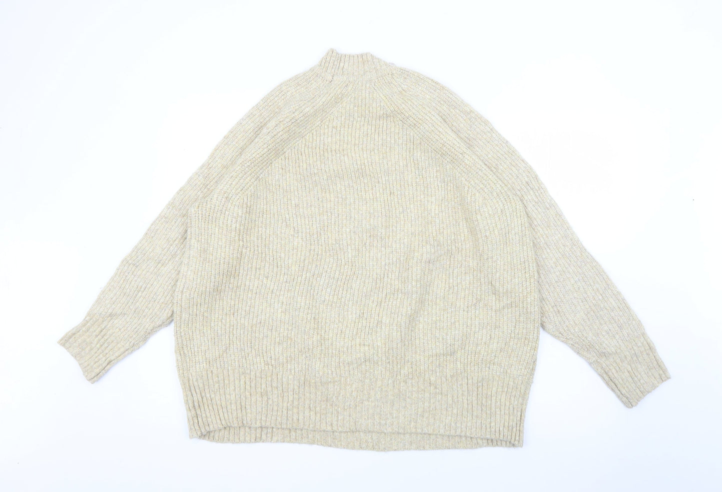 Womens UK Size XL Marks and Spencer Beige Pullover Jumper