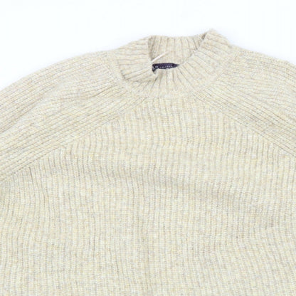 Womens UK Size XL Marks and Spencer Beige Pullover Jumper