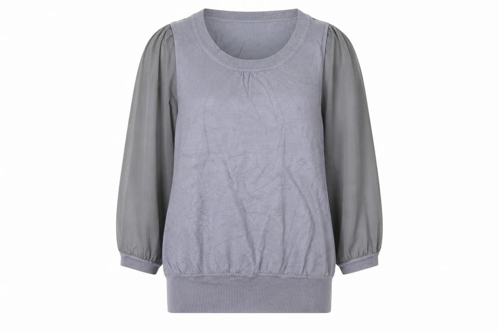 Womens UK Size 10 NEXT Grey Pullover Jumper