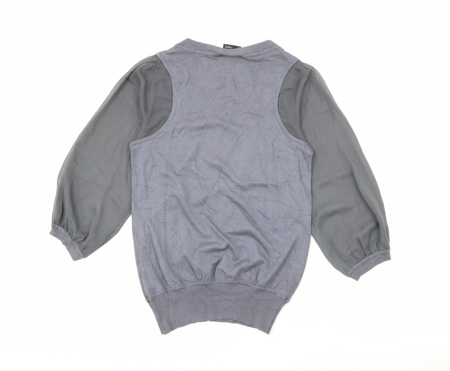 Womens UK Size 10 NEXT Grey Pullover Jumper
