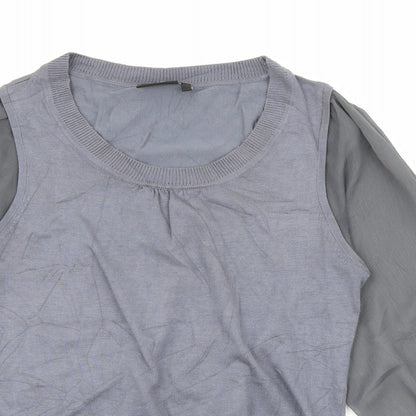 Womens UK Size 10 NEXT Grey Pullover Jumper