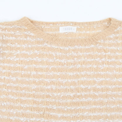 Womens UK Size S Savida Beige Pullover Jumper