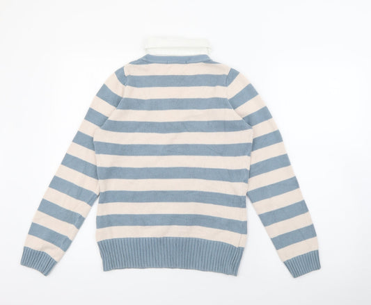 Womens UK Size 10 Marks and Spencer Beige Pullover Jumper