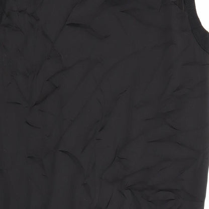 Yest Womens Black  Polyester Jumper Dress  Size M  Cowl Neck