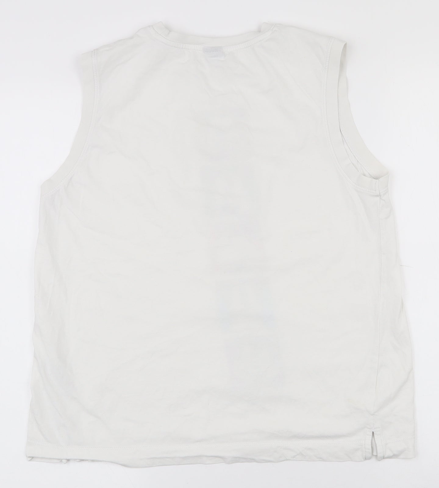 Womens UK Size 12 NEXT White Basic Tank