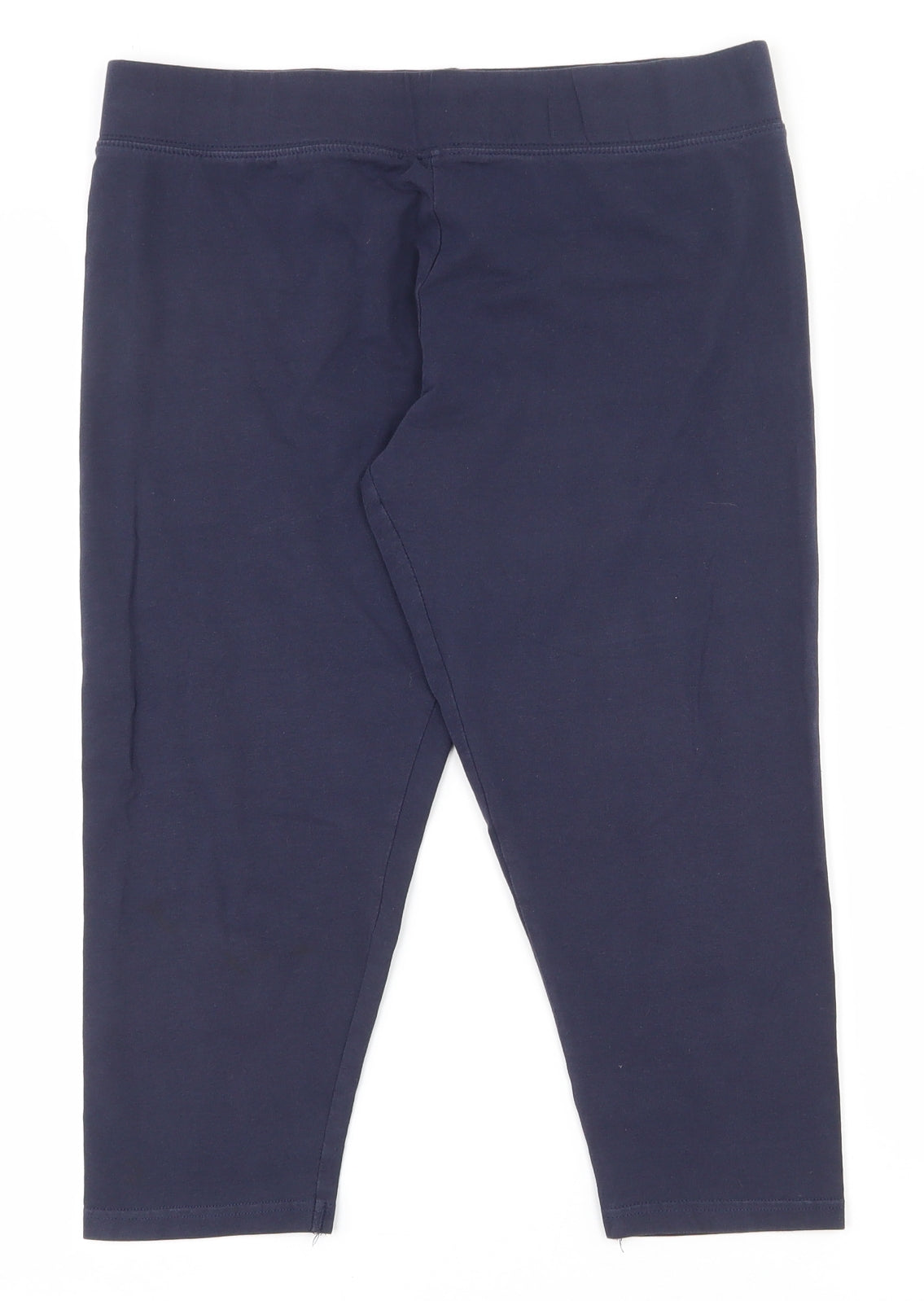 Dunnes Stores Womens Blue  Cork Compression Shorts Size M L18 in Regular Pull On