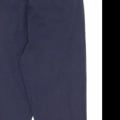 Dunnes Stores Womens Blue  Cork Compression Shorts Size M L18 in Regular Pull On