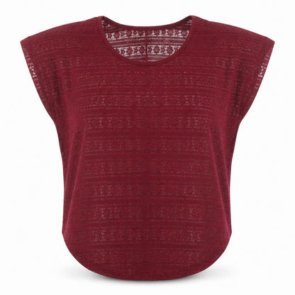 Womens UK Size 6 Atmosphere Red Basic T-Shirt