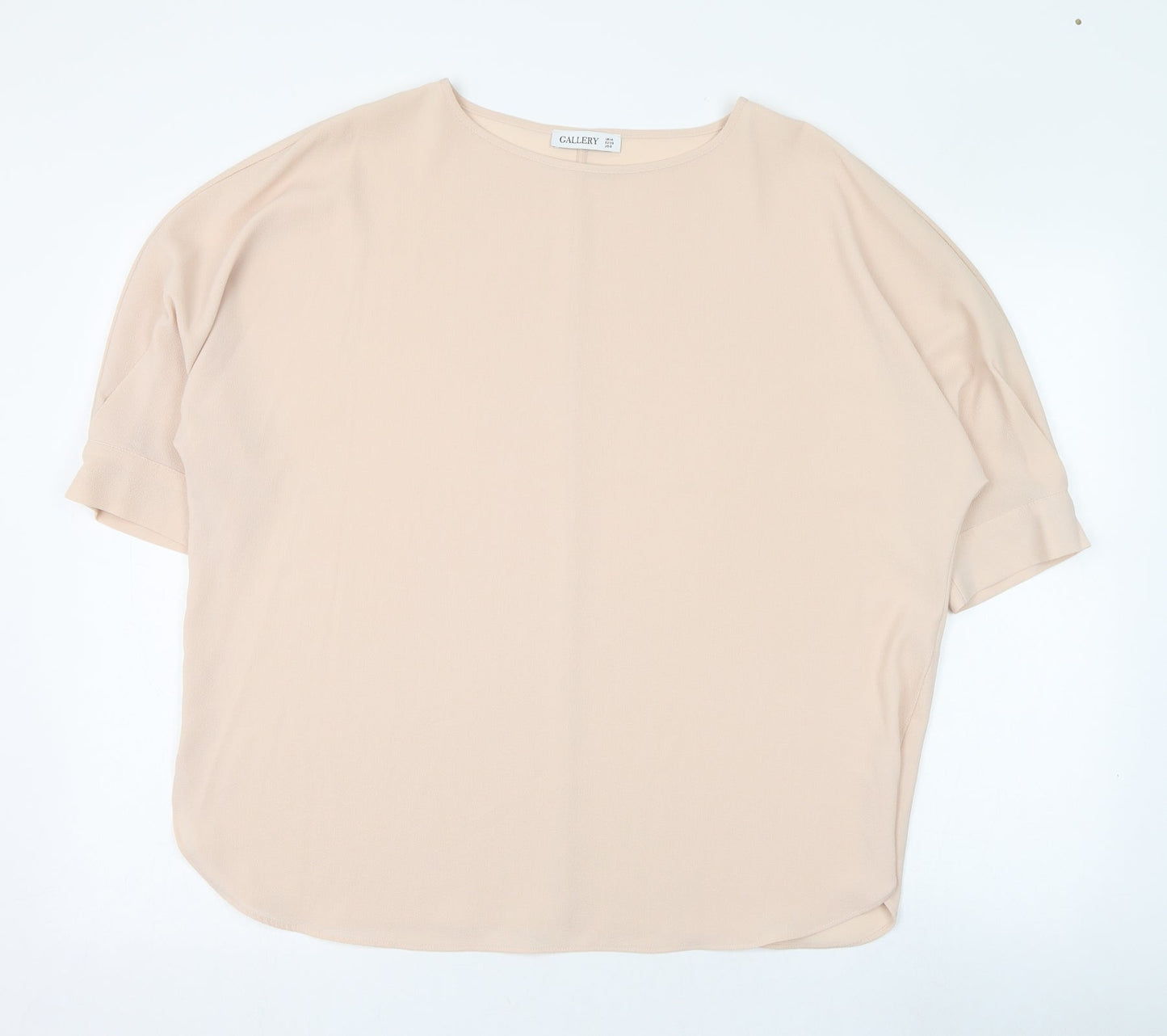 Womens UK Size M Gallery Pink Tunic Blouse