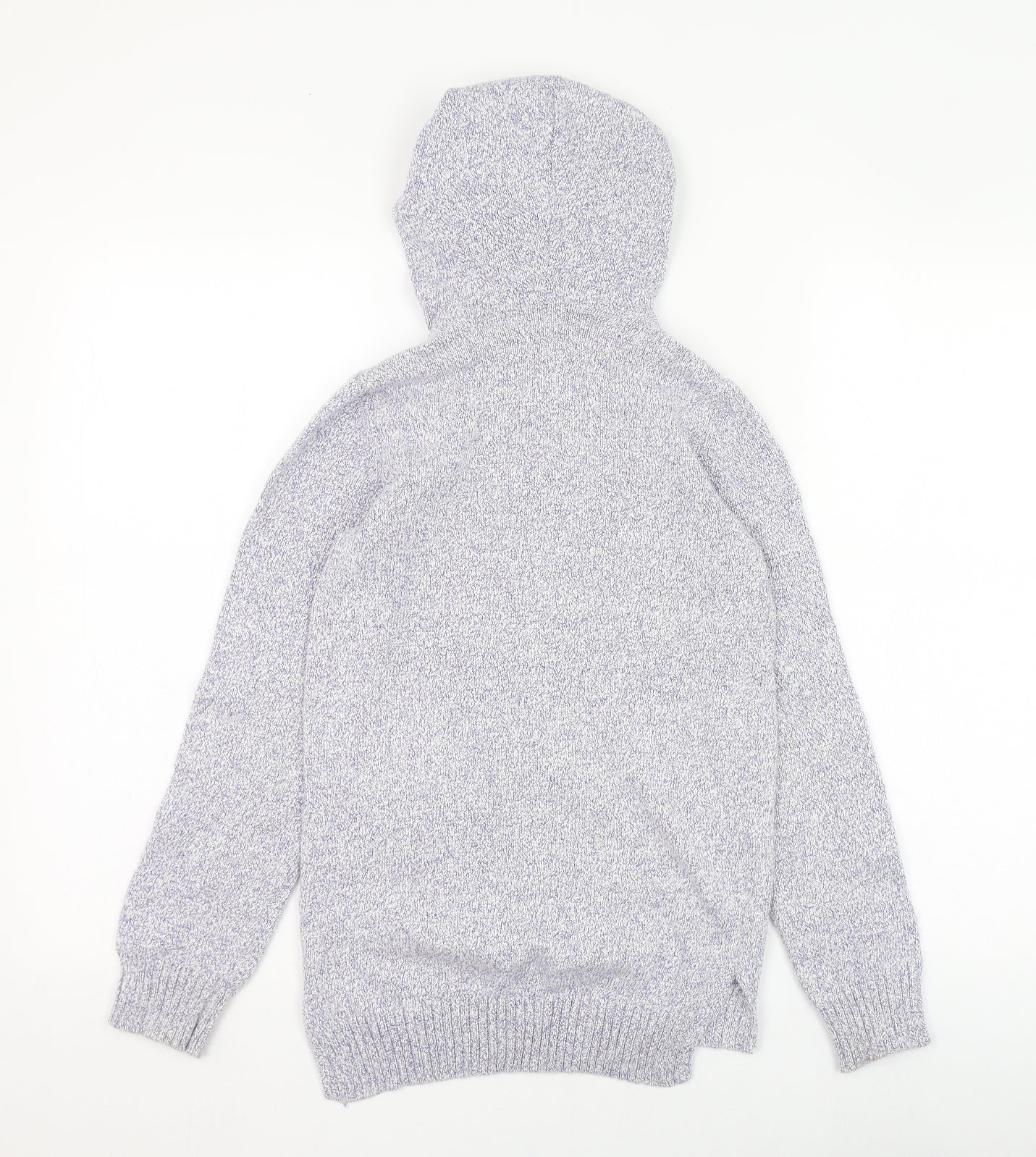 Roots Girls Blue  Cotton Pullover Hoodie Size 11-12 Years  Pullover
