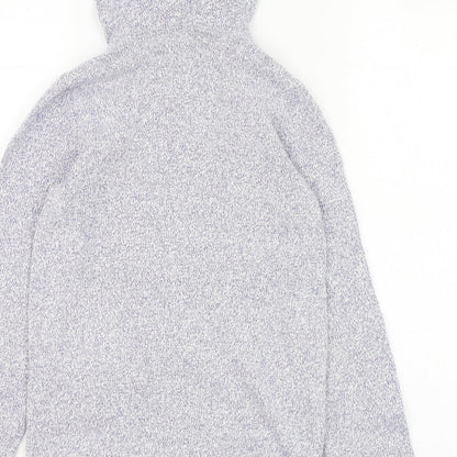 Roots Girls Blue  Cotton Pullover Hoodie Size 11-12 Years  Pullover