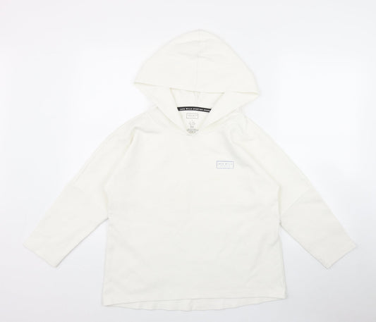 Womens UK Size 6 Jack Wills Sports White Pullover Hoodie