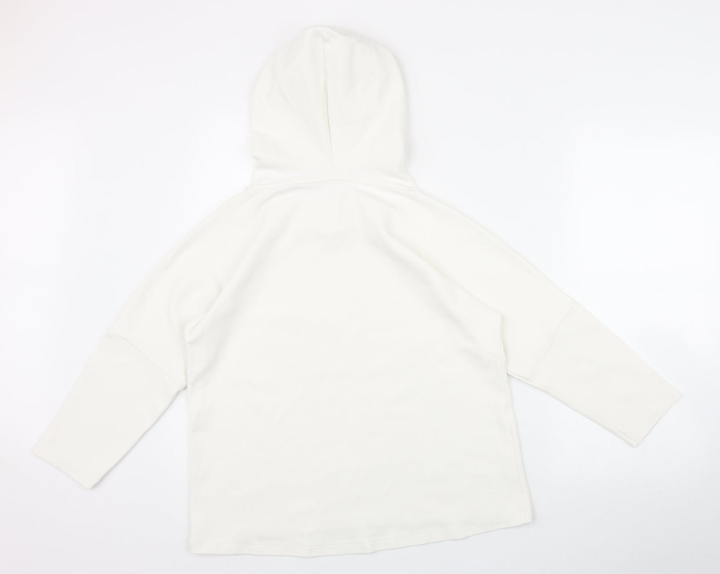 Womens UK Size 6 Jack Wills Sports White Pullover Hoodie