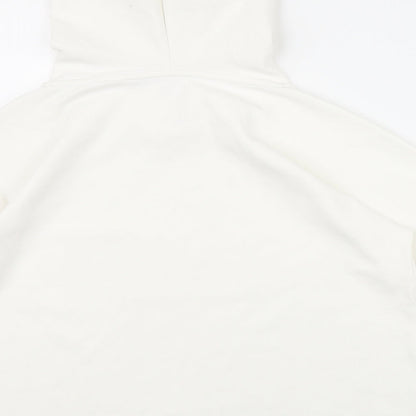 Womens UK Size 6 Jack Wills Sports White Pullover Hoodie