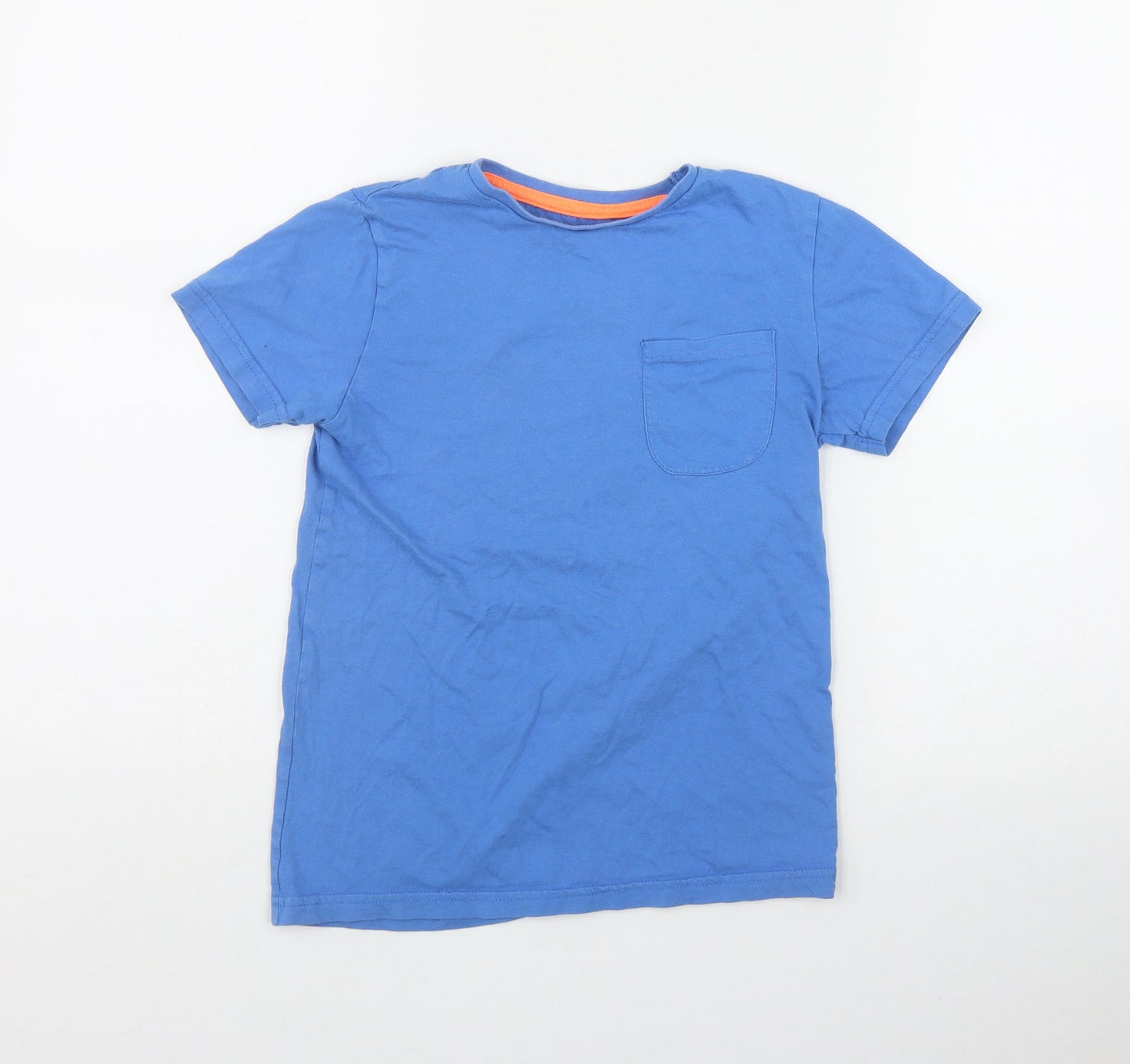 Dunnes Stores Boys Black  Cotton Basic T-Shirt Size 9 Years Round Neck
