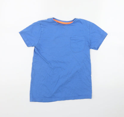 Dunnes Stores Boys Black  Cotton Basic T-Shirt Size 9 Years Round Neck