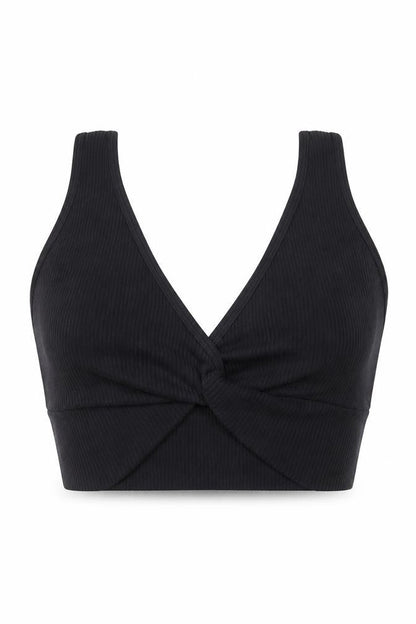 Womens UK Size XS Dunnes Black Cropped T-Shirt