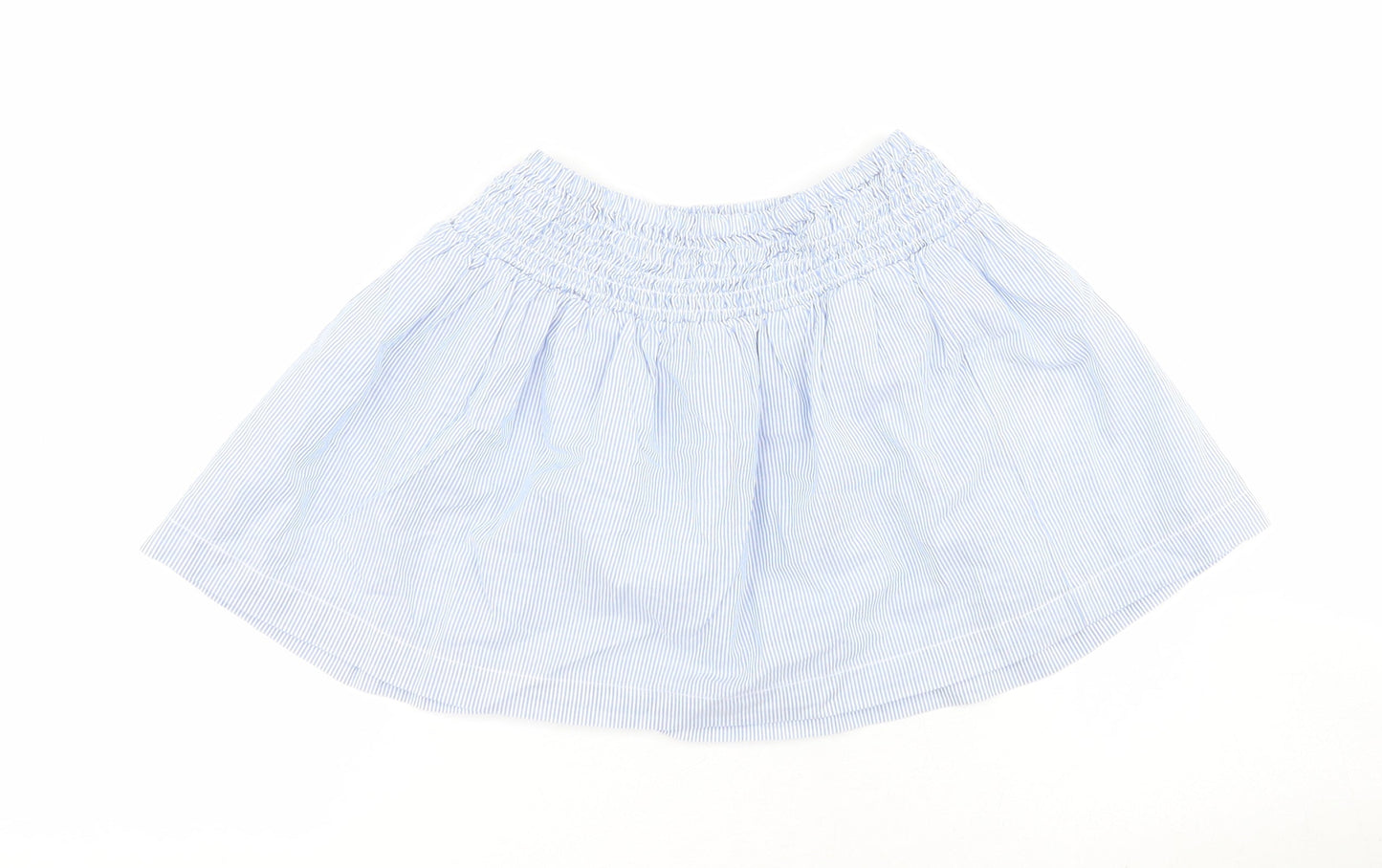 H&M Girls Blue Striped 100% Cotton Tutu Skirt Size 2 Years  Regular Pull On
