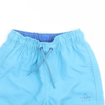 Primark Baby Blue  100% Polyester Jogger Trousers Size 18-24 Months  Drawstring - Swim Short