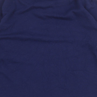 Bonmarche Womens Blue  Polyester Pullover Sweatshirt Size S  Zip