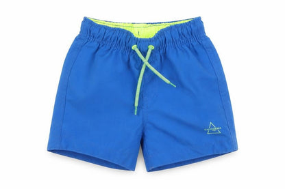 Front view of Primark Baby Blue Polyester Jogger Trousers, size 18-24, Months Pullover - Swim short