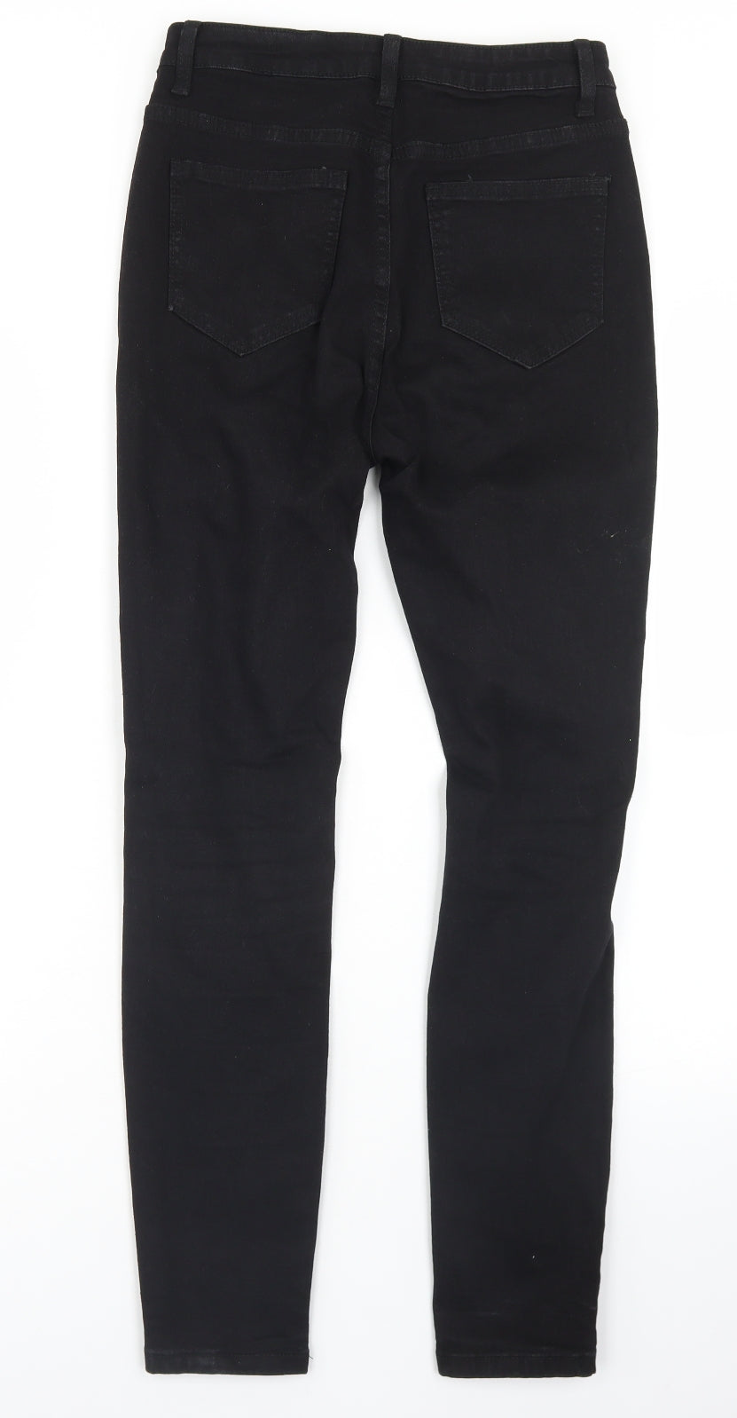 SheIn Womens Black  Cotton Skinny Jeans Size S L27 in Regular Button