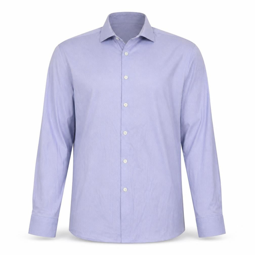 Mens UK Size M ASOS Blue  Button-Up Long Sleeve Casual Shirt