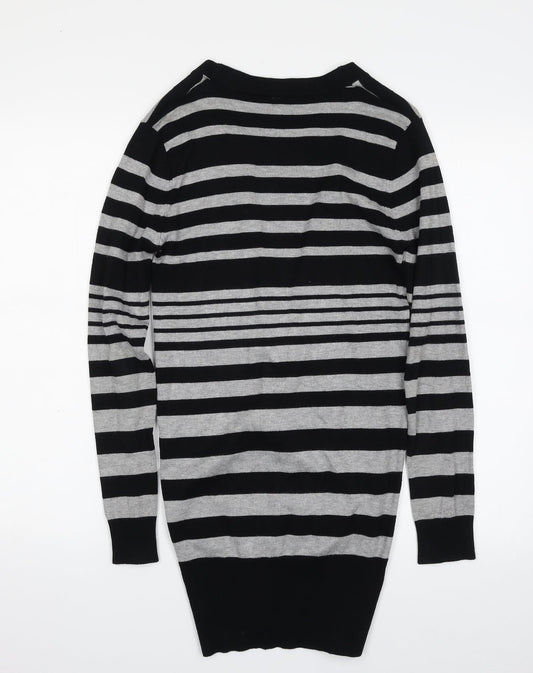Womens UK Size 8 New Look Black Cardigan Jumper
