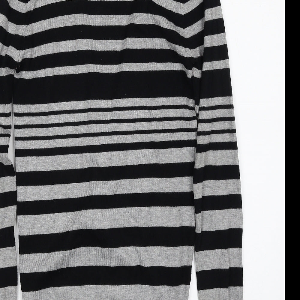 Womens UK Size 8 New Look Black Cardigan Jumper