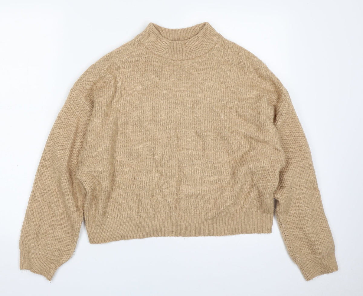 Womens UK Size S H&M Beige Pullover Jumper