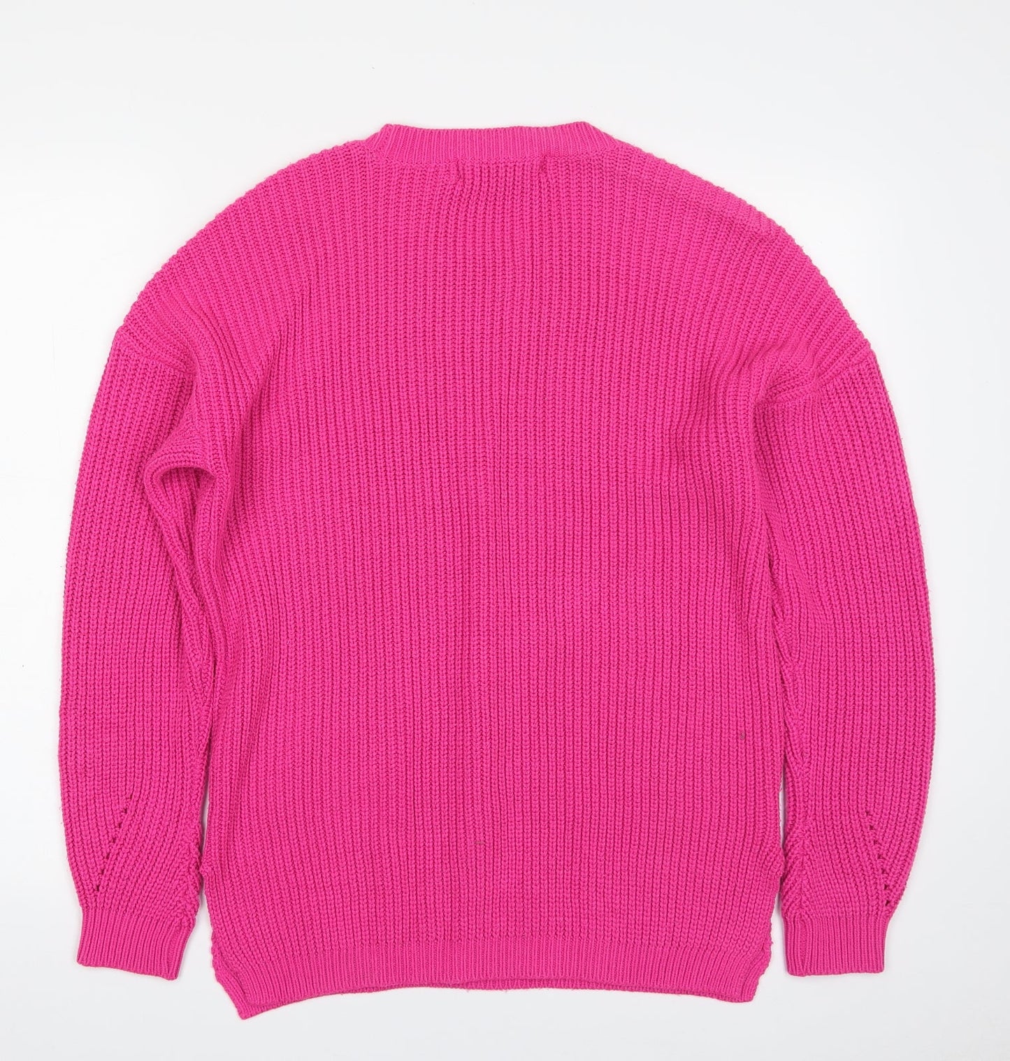 Womens UK Size S VERO MODA Pink Pullover Jumper